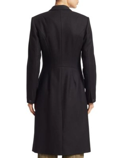 Shop Rag & Bone Daine Wool-blend Top Coat In Black