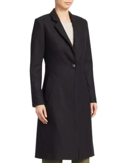 Shop Rag & Bone Daine Wool-blend Top Coat In Black