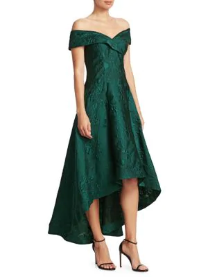 teri jon emerald green dress