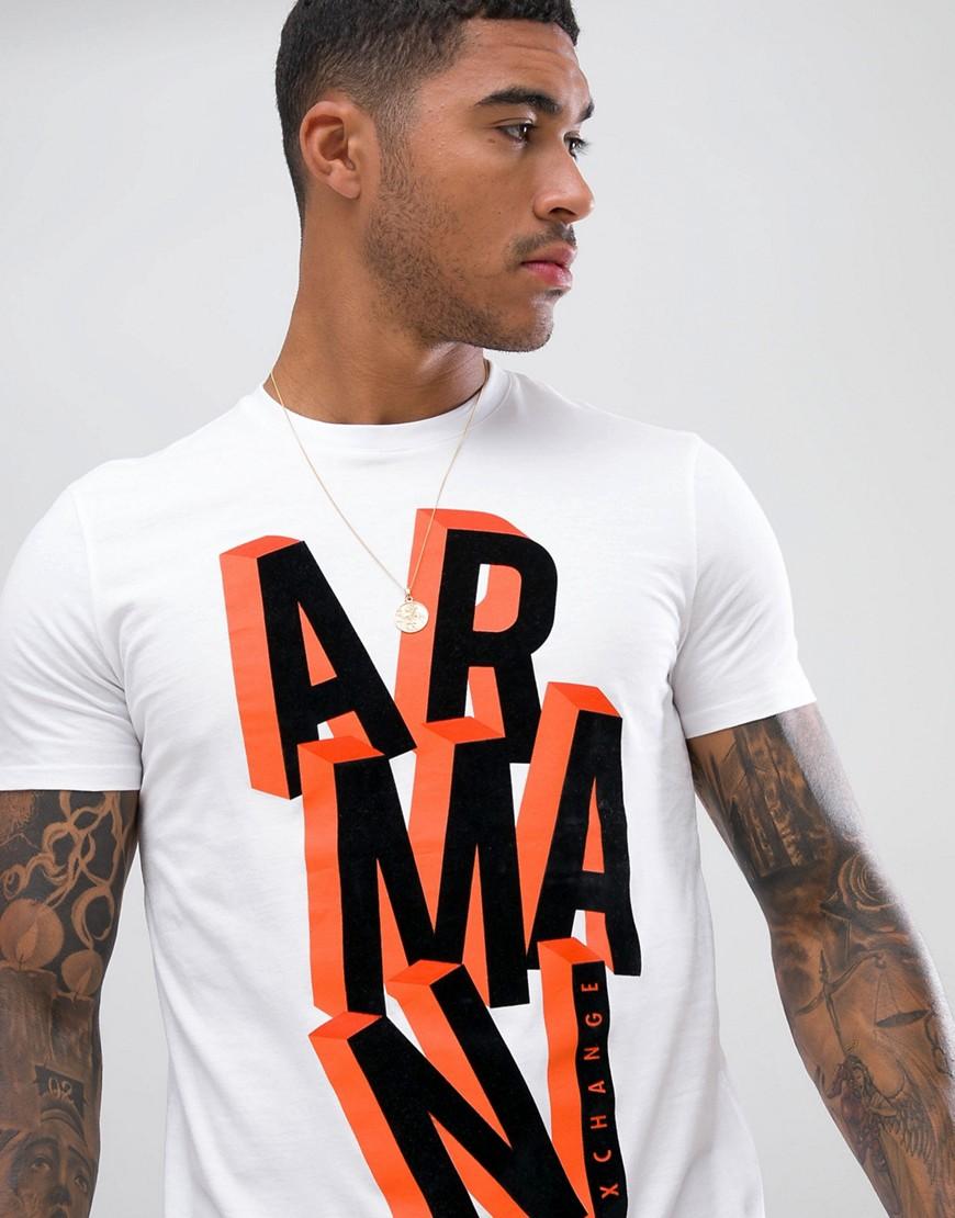 orange armani t shirt