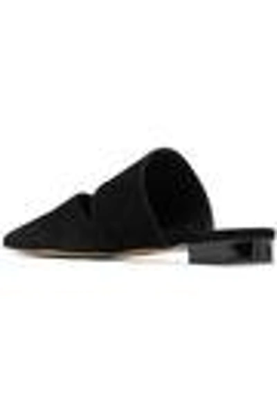 Shop Iris & Ink Woman Suede Mules Black