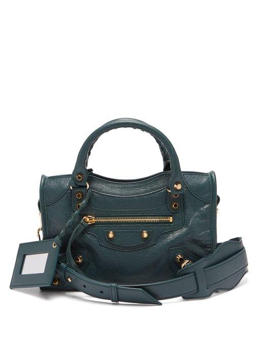 balenciaga mini city green