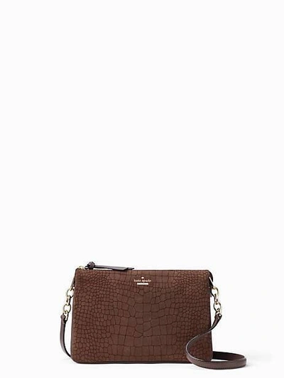 Shop Kate Spade Larchmont Avenue Exotic Madelyne In Raw Cocoa