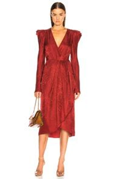 Shop A.l.c Carolina Dress In Crimson