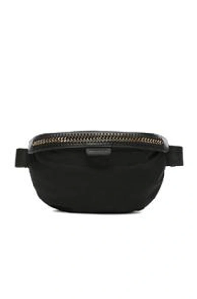 Shop Stella Mccartney Falabella Go Nylon Belt Bag In Black