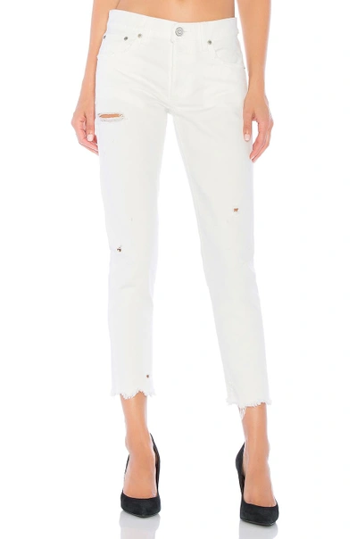 Shop Moussy Vintage Kelley Tapered Jean In White