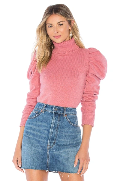 Shop Tularosa Raelynn Sweater In Mauve Pink