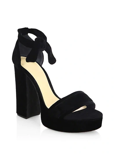 Shop Alexandre Birman Celine Platform Sandals In Black