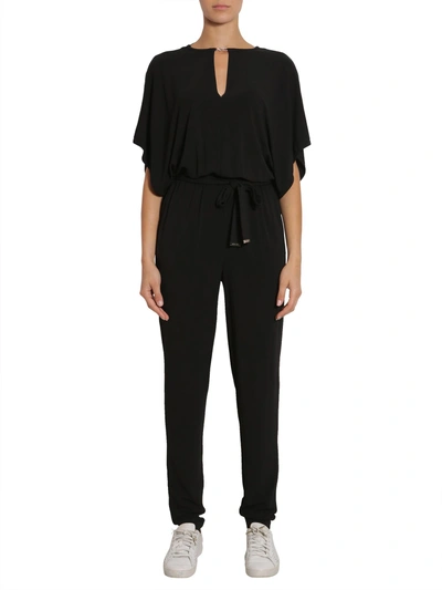 Shop Michael Michael Kors Kimono Sleeve Jumpsuit In Black