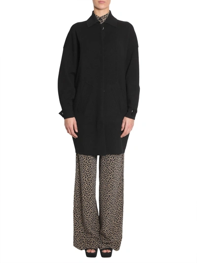 Shop Michael Michael Kors Wool Coat In Black