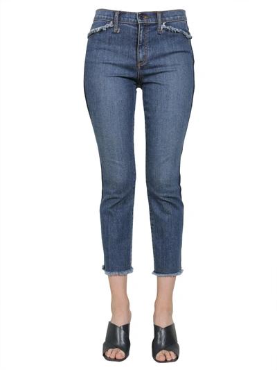 Shop Tory Burch "harley" Jeans In Blue