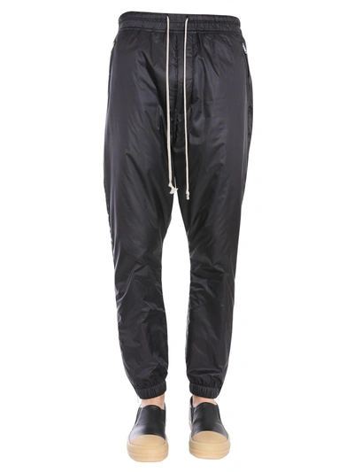 Shop Rick Owens Track Trousers In Black