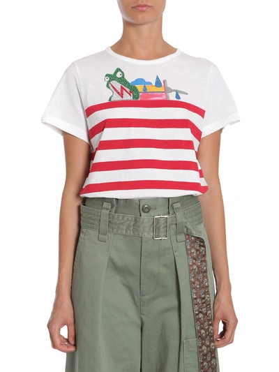Shop Marc Jacobs Cotton T-shirt In Red