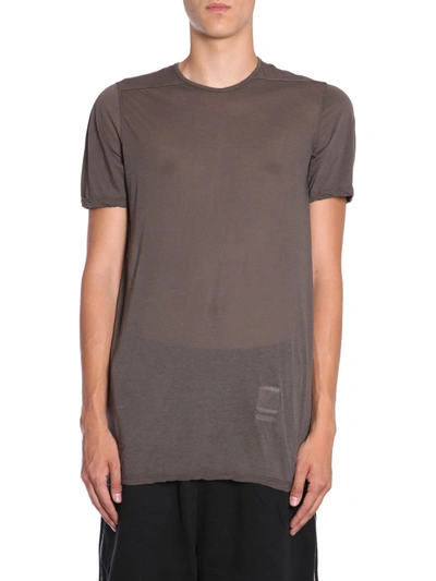 Shop Rick Owens Drkshdw Long T-shirt In Grey