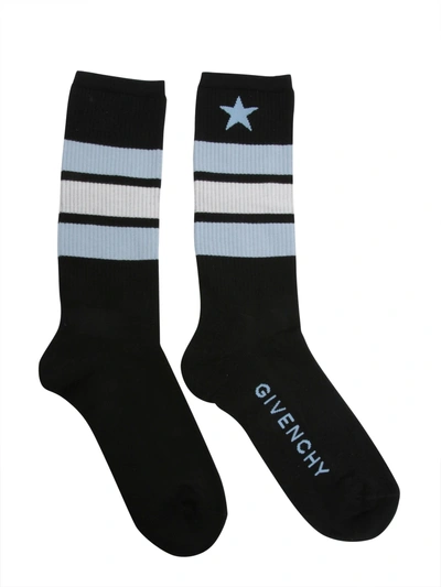 Shop Givenchy Socks With Logo In Multicolour