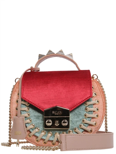 Shop Salar "claire Pocket" Crossbody Bag In Multicolour