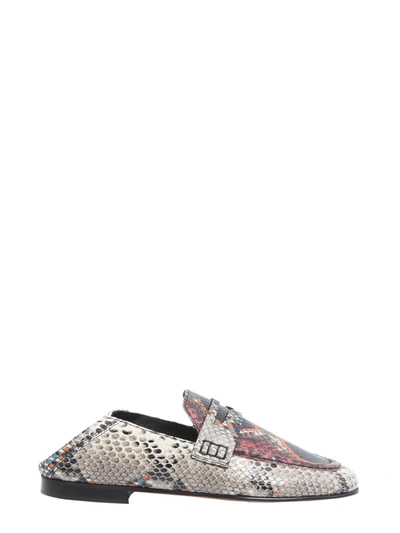 Shop Isabel Marant Fezzy Loafers In Multicolour