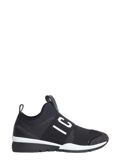 Shop Dsquared2 Icon Runner Sneakers In Black