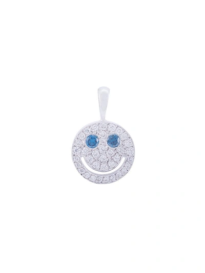 Shop Eyefunny Diamond Smiley Pendant - Grey