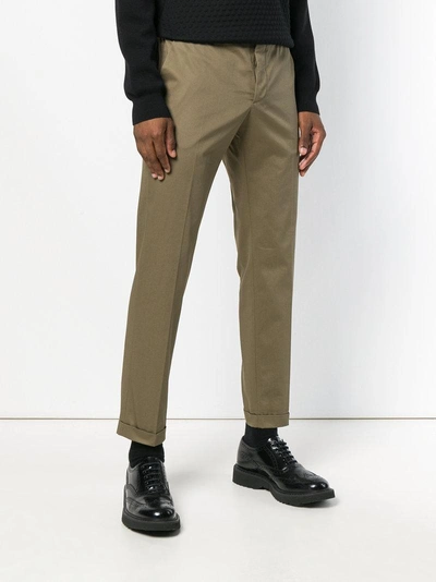 Shop Prada Tailored Trousers - Green