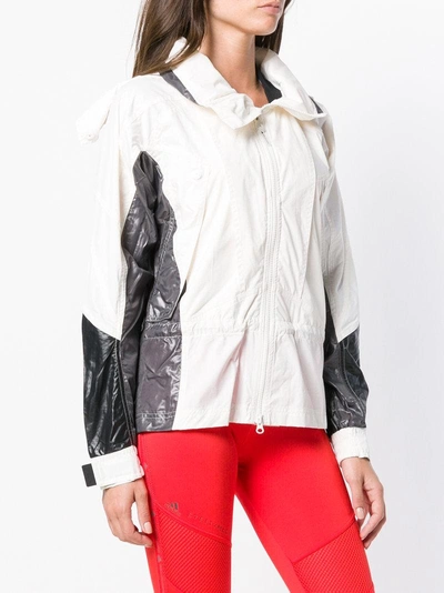 Shop Adidas By Stella Mccartney Recycled Hooded Jacket - White
