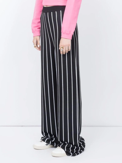 Shop Balmain Striped Knit Pant