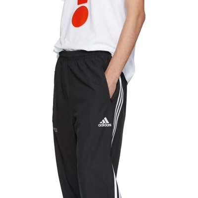 Shop Gosha Rubchinskiy Black Adidas Originals Edition Logo Lounge Pants