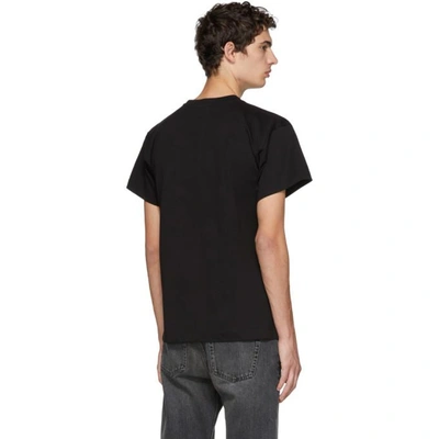 Shop Gosha Rubchinskiy Black Graphic T-shirt In Black 1