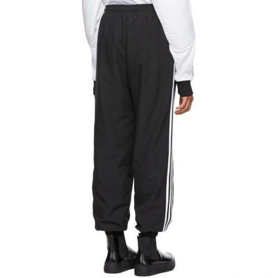 Shop Gosha Rubchinskiy Black Adidas Originals Edition Logo Lounge Pants In 1 Black