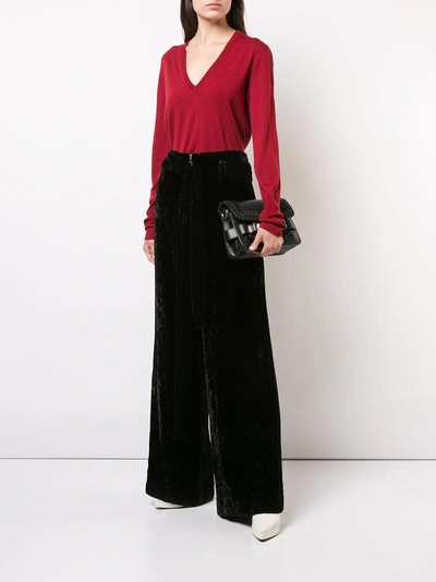 Shop Proenza Schouler Deep V-neck Sweater - Red