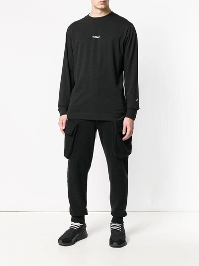 Shop Alyx 1017  9sm Slogan Patch Sweatshirt - Black