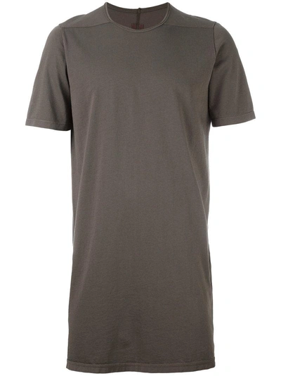 Shop Rick Owens Drkshdw Long T-shirt - Grey