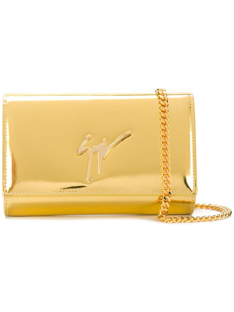 giuseppe zanotti clutch bag