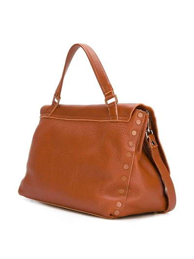 Shop Zanellato Large Tote - Brown