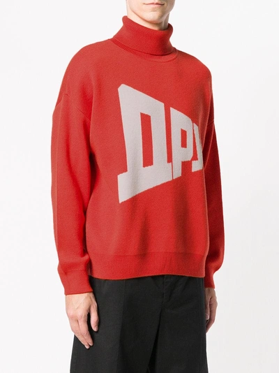 Shop Gosha Rubchinskiy Turtle-neck Jumper In Red