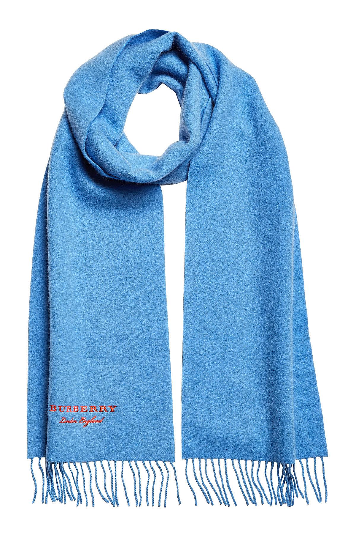 burberry red cashmere scarf