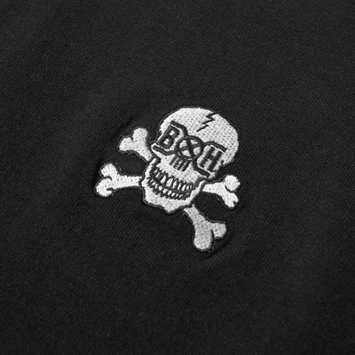 Shop Bounty Hunter Skull Logo Embroidered Tee In Black