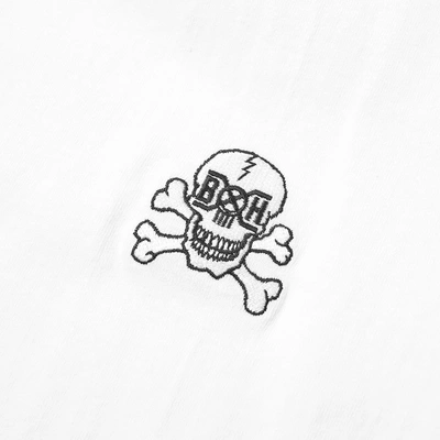 Shop Bounty Hunter Skull Logo Embroidered Tee In White