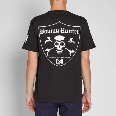 Shop Bounty Hunter Emblem Skull Tee In Black