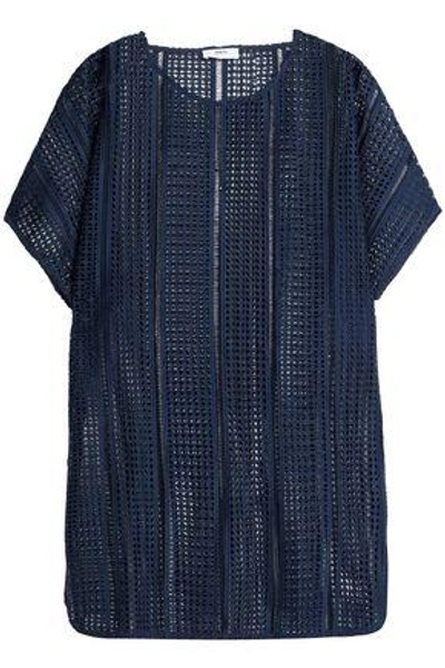 Shop Mikoh Woman Ko Samui Guipure Lace Coverup Blue