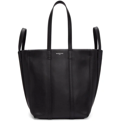 Shop Balenciaga Black Small Laundry Cabas Tote In 1000 Black