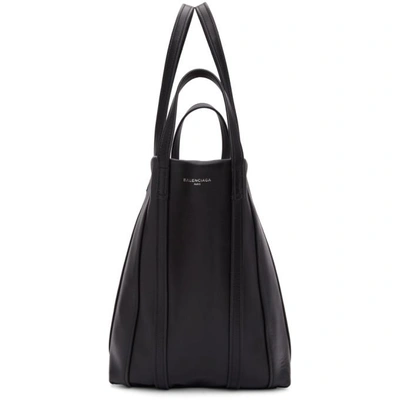 Shop Balenciaga Black Small Laundry Cabas Tote In 1000 Black