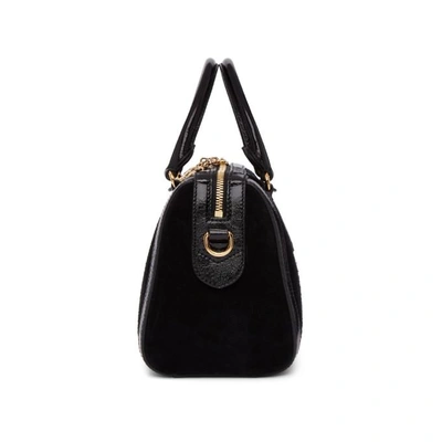 Shop Gucci Black Ophidia Bowling Bag In 1060 Black