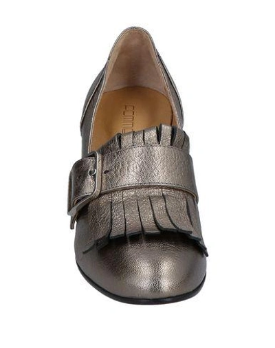 Shop Pomme D'or Loafers In Bronze