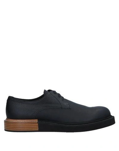 Shop Mobi Lace-up Shoes In Black