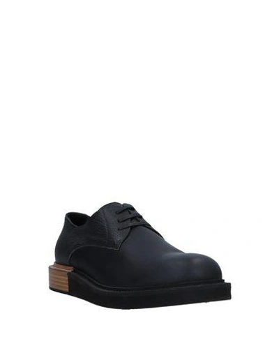 Shop Mobi Lace-up Shoes In Black