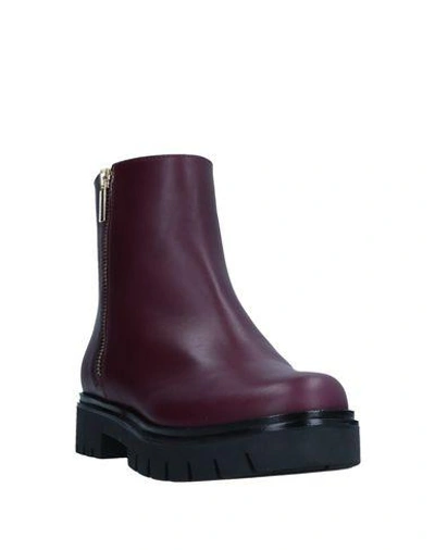 Shop Lerre Ankle Boot In Maroon
