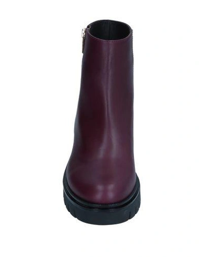 Shop Lerre Ankle Boot In Maroon