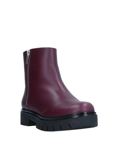 Shop Lerre Ankle Boot In Maroon