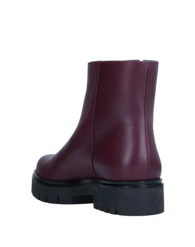 Shop Lerre Ankle Boot In Maroon